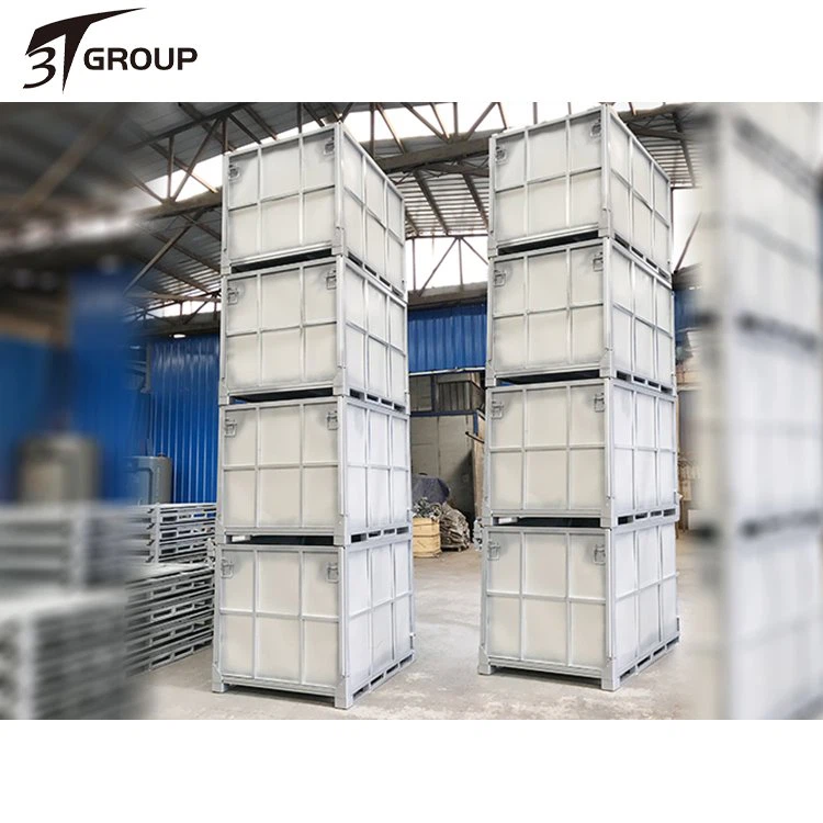 Cheap Industrial Collapsible Large Metal Steel Pallet Box