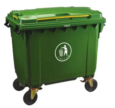 HDPE Green Four Wheeled Waste Bins price