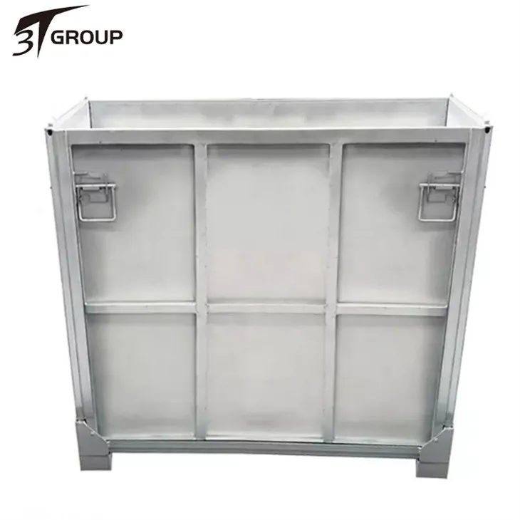 Industrial Collapsible Large Metal Steel Pallet Box  price
